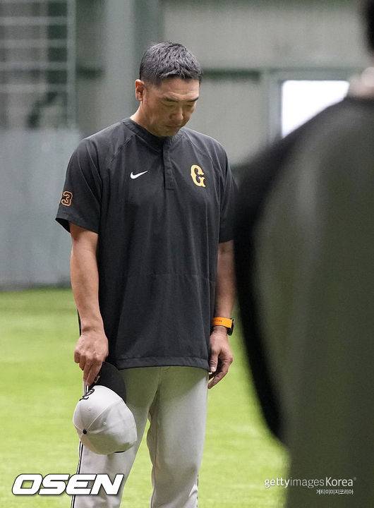 [사진] 요미우리 자이언츠 아베 신노스케 감독 ⓒGettyimages(무단전재 및 재배포 금지)