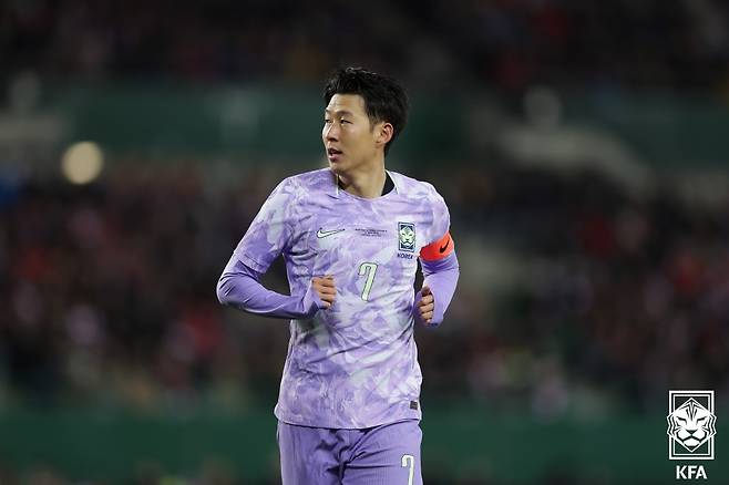 손흥민. /사진=대한축구협회(KFA) 제공