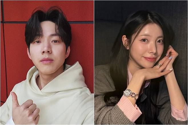 데이식스 도운(좌)과 유튜버 유지유(우) [도운·유지유 인스타그램. 재판매 및 DB 금지]