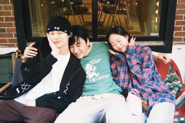 ‘유재석 캠프’  변우석, 이광수, 지예은. 사진 | 지예은 SNS
