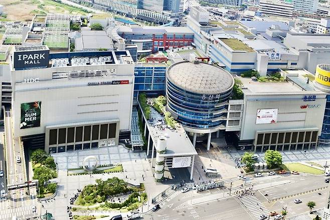 [서울=뉴시스] 용산 아이파크몰 전경사진. (사진=HDC아이파크몰 제공)  *재판매 및 DB 금지