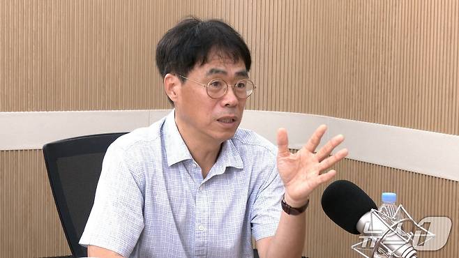 뉴스1TV '팩트앤뷰'에 출연한 김경율 전 국민의힘 비상대책위원. /2026.5.28.