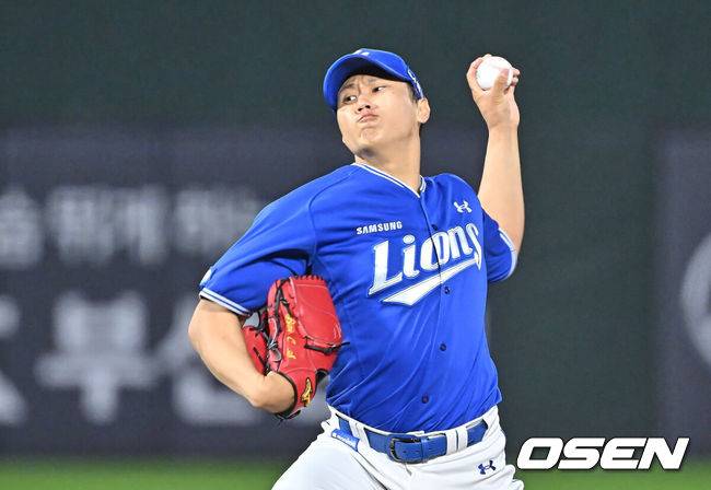 [OSEN=부산, 이석우 기자] 삼성 라이온즈 배찬승 048 2026.05.22 / foto0307@osen.co.kr