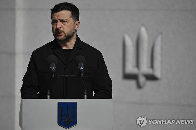 볼로디미르 젤렌스키 우크라이나 대통령 [AFP=연합뉴스 자료사진. 재판매 및 DB 금지]