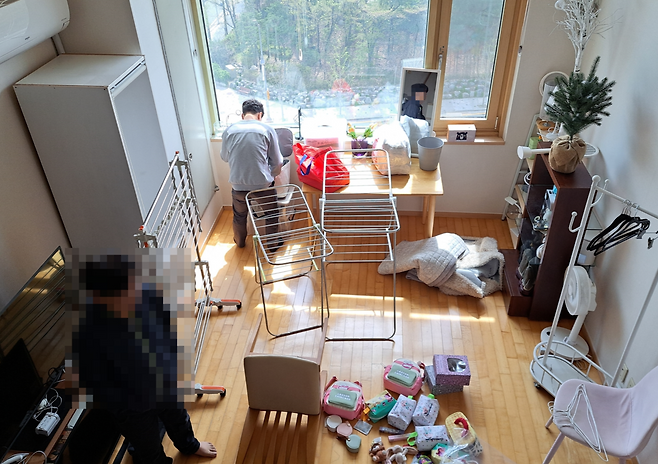 스와핑 정기모임이 개최된 장소의 모습. [서울경찰청 제공]