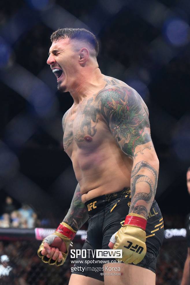 ▲ UFC 헤비급 챔피언 톰 아스피날.