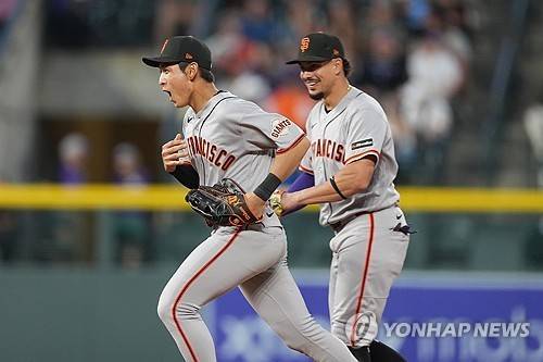 호수비를 펼친 이정후 [AP=연합뉴스]