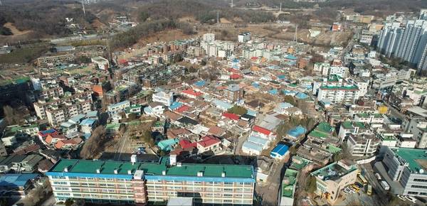 남양주시 와부읍 덕소초등학교 앞 덕소 촉진지구 전경. /남양주시 제공