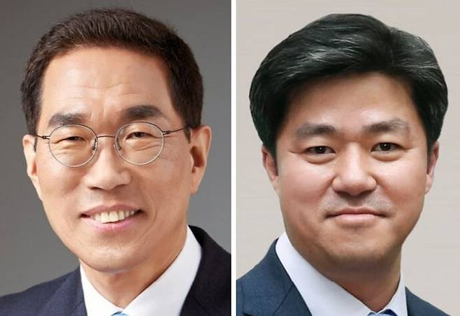 더불어민주당 김주영·박상혁 의원 공식 프로필 사진.