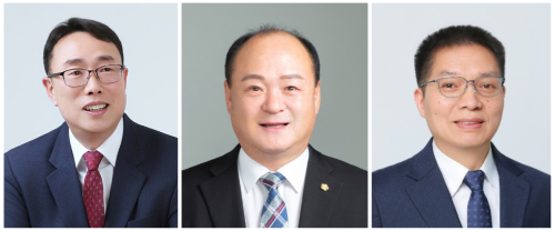 ˝◇6·3 지방선거에서 무소속 신분으로 도의원 선거에 출마한 함경호(원주6)·류인출(원주8)·장이수(원주9) 후보(사진 왼쪽부터)