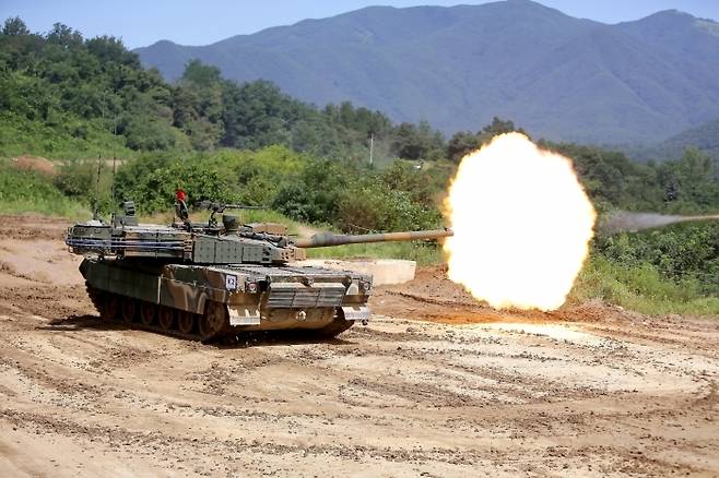 현대로템 K2 전차. 사진=현대로템 제공