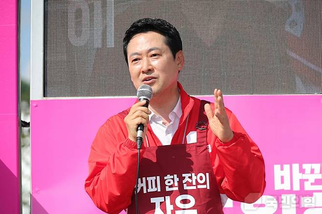 지난 28일 대전·충남 지역 지원 유세에 나선 장동혁 국민의힘 대표 (사진, 국민의힘)