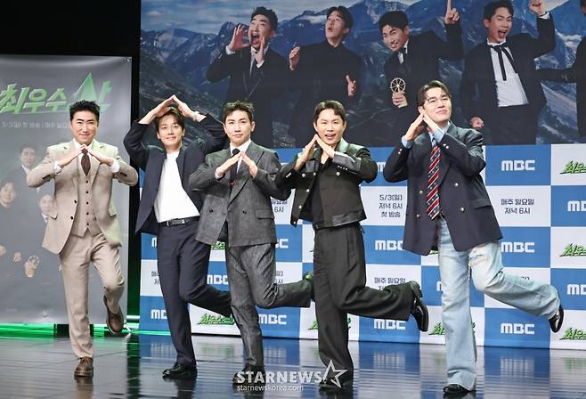 장동민, 허경환, 유세윤, 양세형, 붐 /사진=이동훈 photoguy@