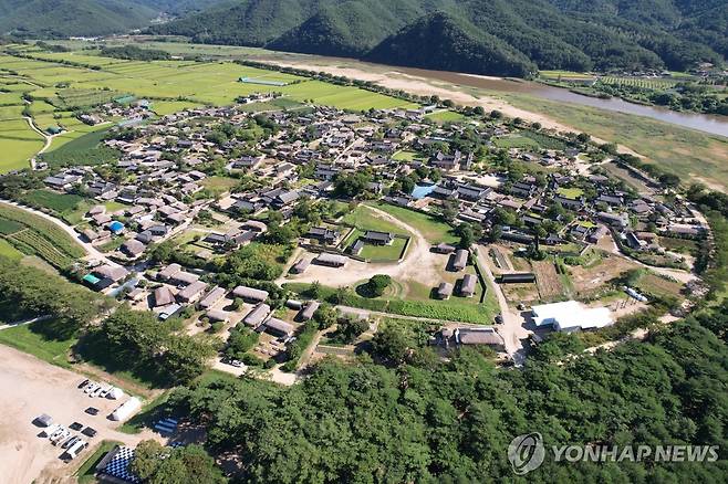 안동 하회마을 전경 [경상북도 제공]