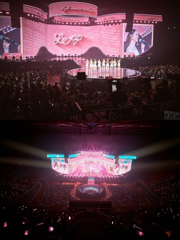 그룹 아이오아이가 5월 29일부터 31일까지 서울 잠실실내체육관에서 '2026 I.O.I Concert Tour: LOOP in SEOUL'을 개최했다./스윙엔터테인먼트