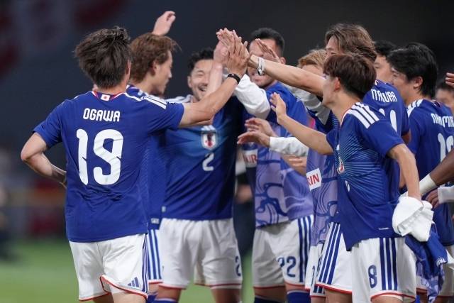 일본은 지난 5월 31일(한국시간) 일본 도쿄의 국립경기장에서 열린 아이슬란드와의 2026 북중미월드컵 대비 평가전 및 출정식에서 1-0 승리했다. 사진=AP=연합뉴스