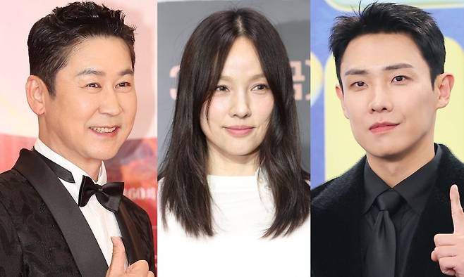 (왼쪽부터) 신동엽, 이효리, 이준. 연합뉴스·뉴스1