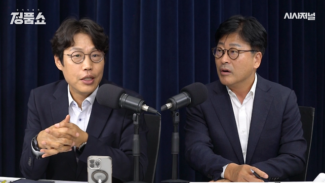김준일 시사평론가(왼쪽), 김종혁 전 국민의힘 최고위원 ⓒ시사저널TV 《정품쇼》
