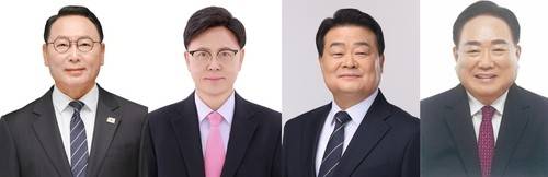 왼쪽부터 김영춘, 이명수, 이병도, 이병학 후보 [각 후보 제공. 재판매 및 DB 금지]