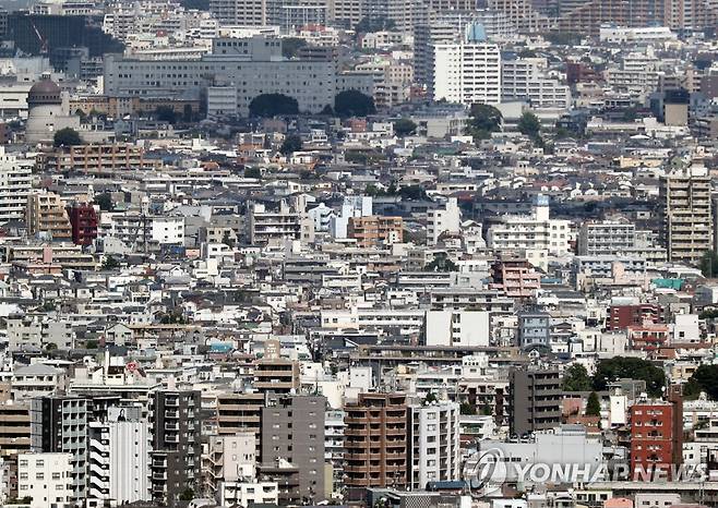 전망대에서 바라본 도쿄의 주택가 풍경 [촬영 이세원]