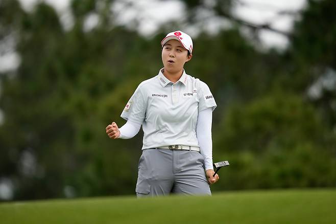 올시즌 LPGA 2승을 달리고 있는 세계 랭킹 3위 김효주 [AP]