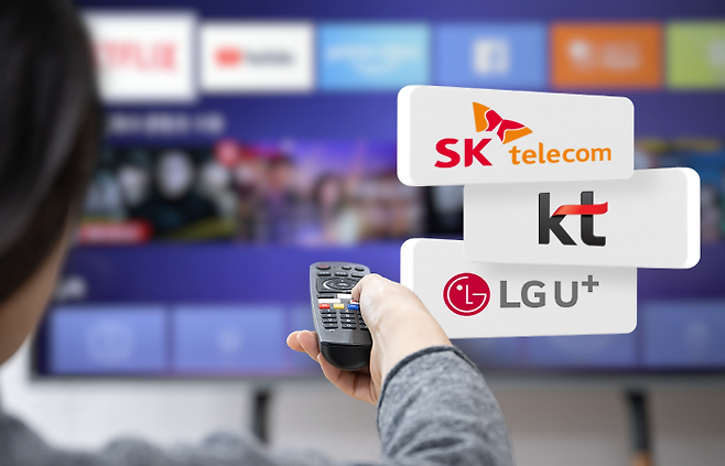 IPTV 업계가 OTT 서비스의 약진 이후 저조한 성적을 이어오는 가운데, 이 부문 매출로 성장세를 그려오던 통신사들은 고민에 빠진 모습이다. 그래픽=박혜수 기자