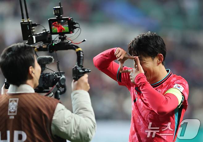 한국 축구대표팀의 7번 손흥민. 2025.11.14 ⓒ 뉴스1 김기태 기자