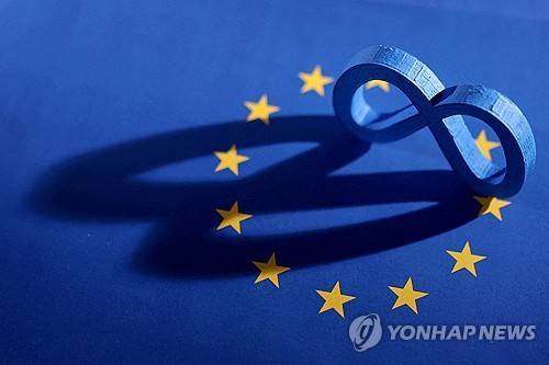 EU 깃발과 메타 로고 합성 이미지 [로이터=연합뉴스 자료사진. 재판매 및 DB 금지]