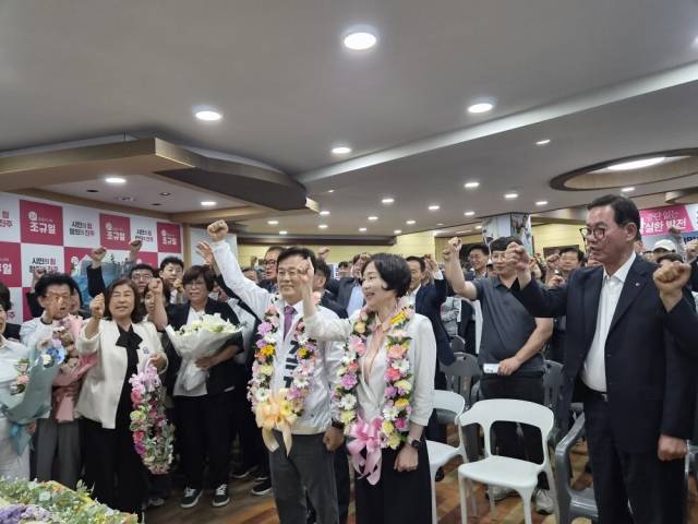 3일 실시된 제9회 전국동시지방선거에서 경남 진주시장에 무소속 조규일 후보가 당선됐다. 조규일 당선인 캠프 제공