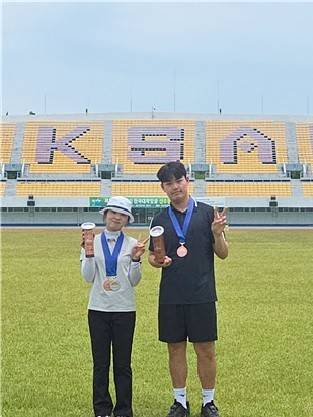 ​김서하, 김다니엘 모습/사진=전남도체육회