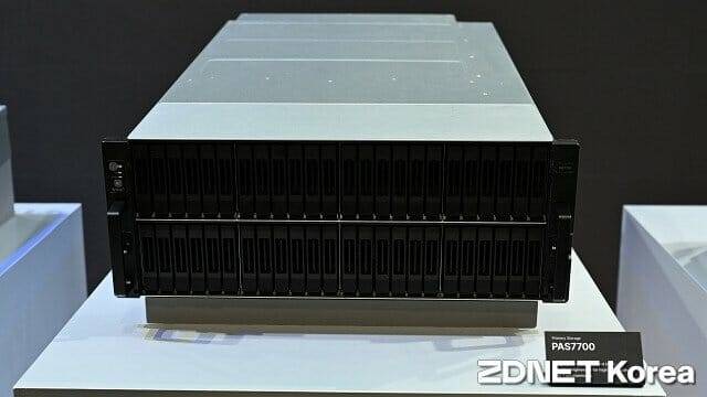 기업용 올플래시 스토리지 PAS7700. (사진=지디넷코리아)