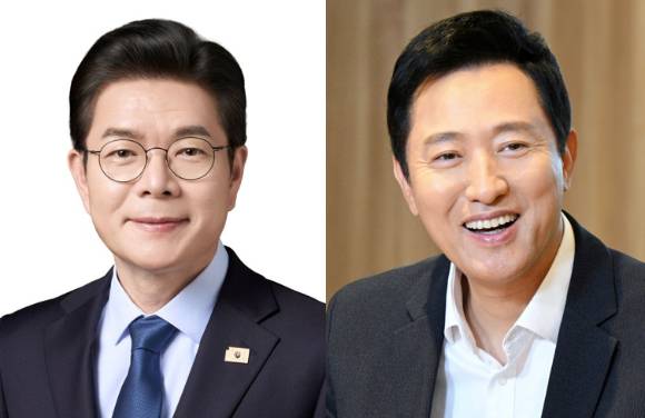 정원오 더불어민주당 서울시장 후보(왼쪽), 오세훈 국민의힘 서울시장 후보 [사진=중앙선거관리위원회]