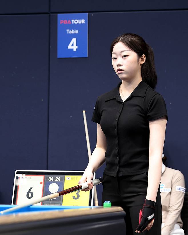 2008년생 한지혜 선수. 프로당구협회(PBA) 제공