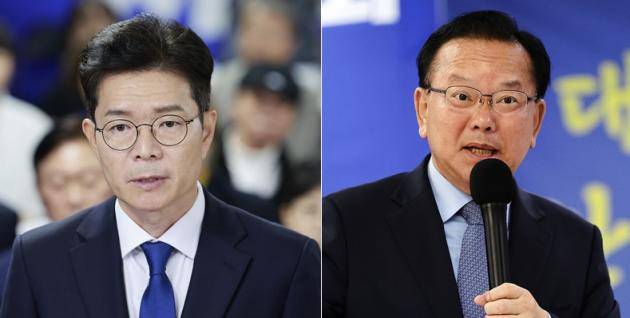 6·3지방선거에서 낙선한 정원오 서울시장 후보와 김부겸 대구 시장 후보. /연합뉴스