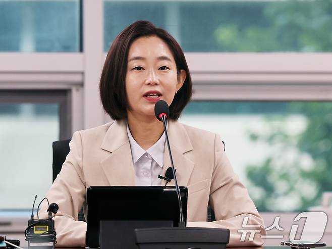 김재연 진보당 상임대표가 5일 오전 서울 여의도 국회 의원회관에서 열린 '6·3 지방선거 관련 기자간담회'에서 모두발언을 하고 있다. 2026.6.5 ⓒ 뉴스1 황기선 기자