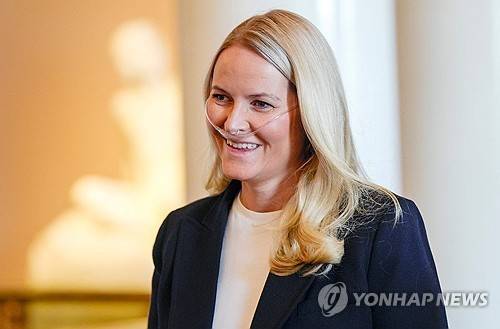 메테마리트 노르웨이 왕세자빈 [AFP=연합뉴스. 재판매 및 DB 금지]