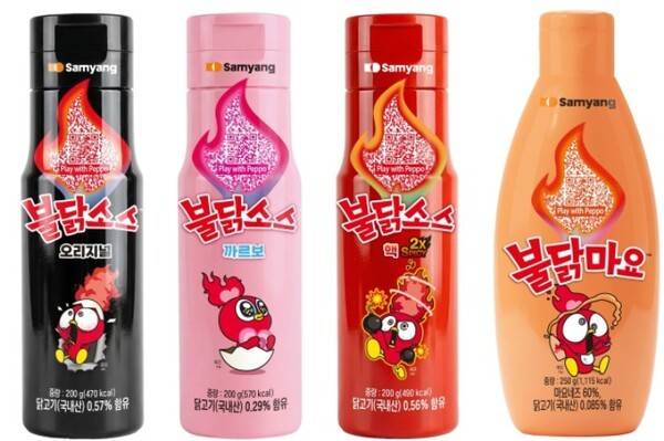 삼양식품 불닭 차세대 캐릭터 페포(PEPPO) 패키지 사진. [출처=삼양식품]