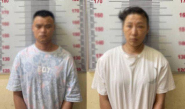 캄보디아에서 한국인 여성 시신을 유기한 혐의로 체포된 중국인 부부./사진=캄보디아 경찰 SNS