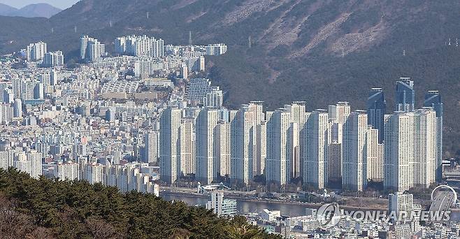 부산 해운대구 일대 아파트 단지 [연합뉴스 자료 사진]