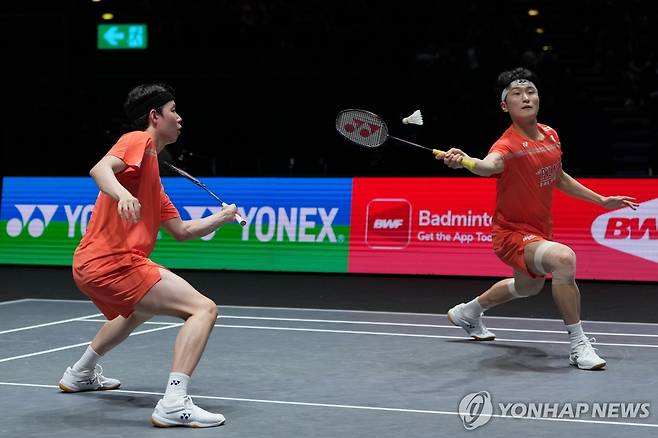 배드민턴 남자복식 세계랭킹 1위 서승재-김원호 [AP=연합뉴스]