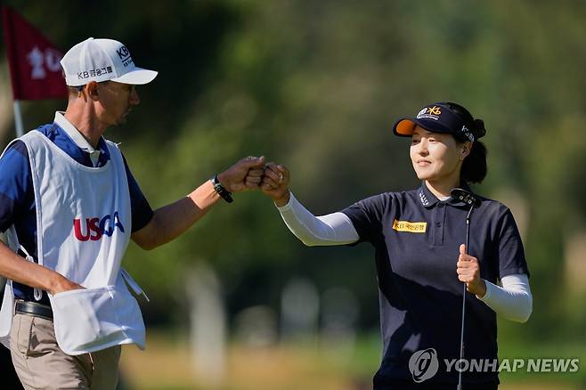 전인지(오른쪽) [AP=연합뉴스]