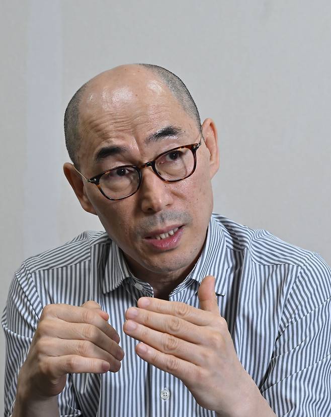 박종춘 JB금융지주 AX·미래성장본부장 부사장이 5일 오후 서울 여의도 JB빌딩에서 인터뷰를 하고 있다. 임세준 기자