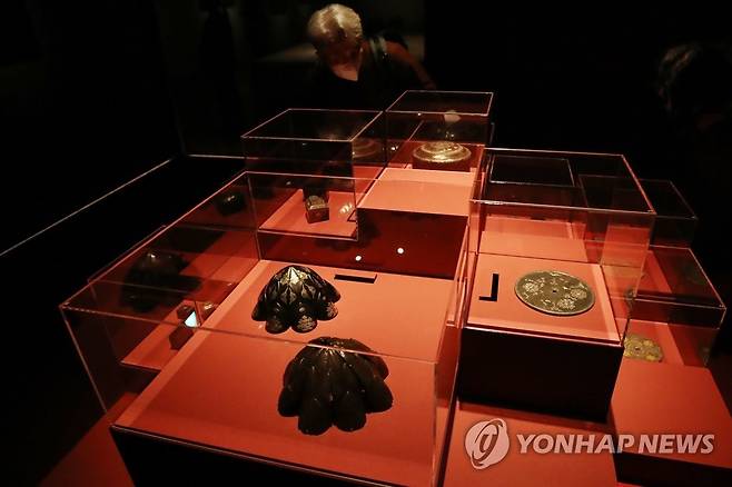 국립중앙박물관에서 열린 칠기 관련 전시회 사진 [연합뉴스 자료사진]