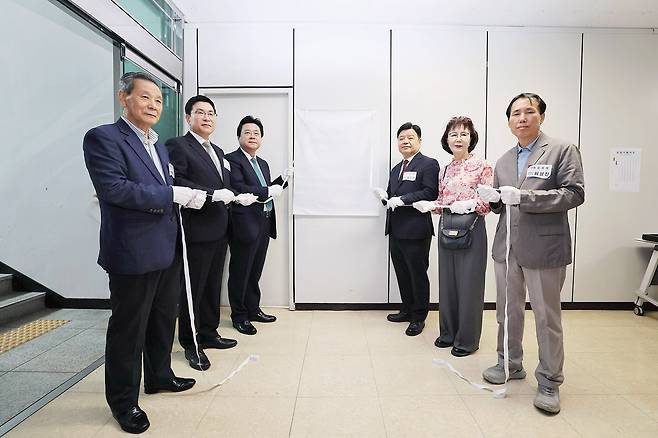 인수위 현판식 [창원시장직 인수위 제공. 재판매 및 DB 금지]