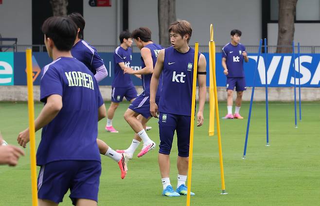 The Korean national team trains in Mexico on June 9 ahead of the FIFA World Cup 2026 . NEWS1