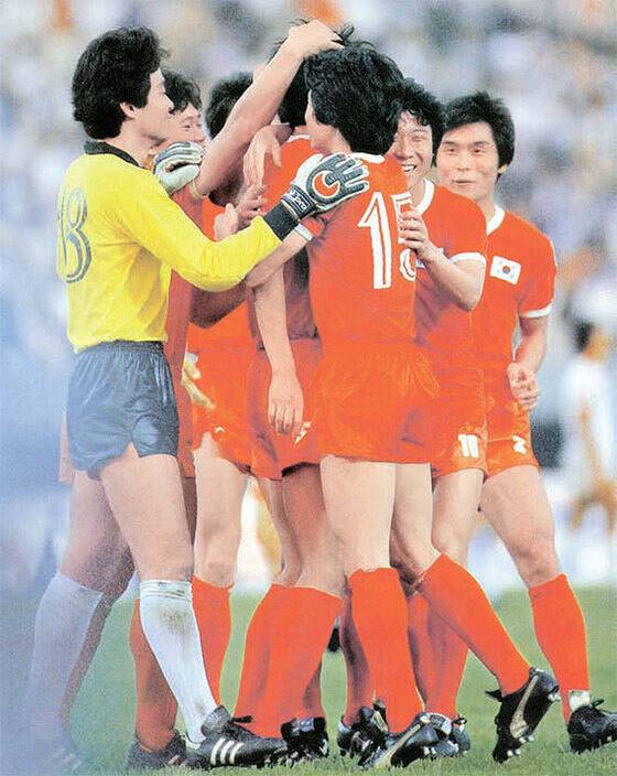 승리를 자축하는 한국 대표팀 선수들. 대한축구협회 제공