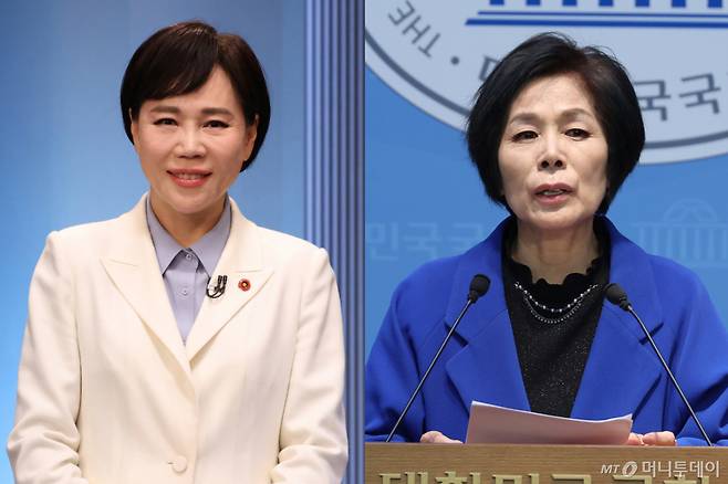 전현희 더불어민주당 의원(왼쪽·뉴스1), 최민희 민주당 의원(뉴시스)