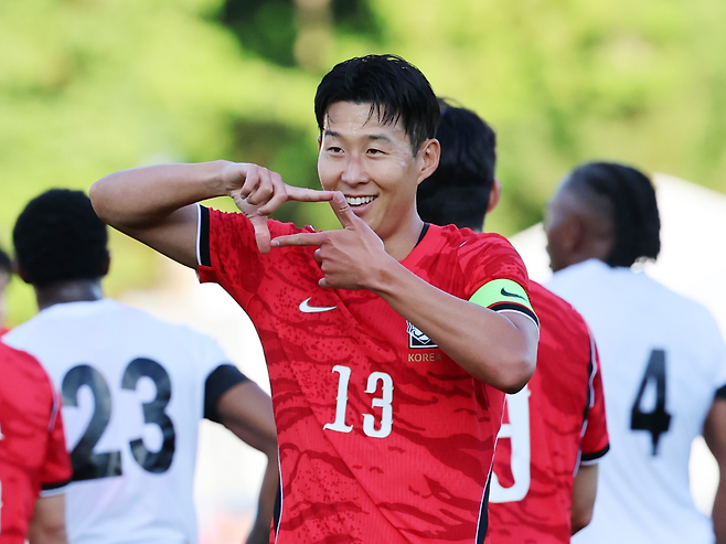 대한민국 축구 국가대표 손흥민 선수. [연합]
