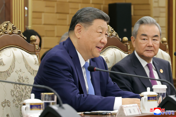 김정은 북한국무위원장과 시진핑 중국 국가주석 사이의 회담이 지난 8일 금수산 영빈관에서 진행됐다. 연합뉴스