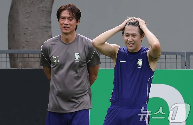 한국과 체코전이 수중전이 될 가능성이 있다.2026.6.7 ⓒ 뉴스1 임세영 기자